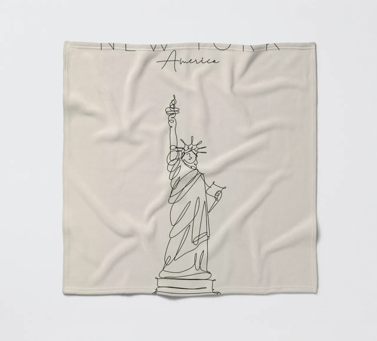 New York coperta in pile da The Cartography Collection