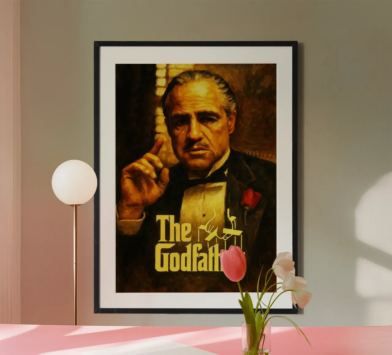le bon père repeint l'imagination poster avec cadre en plastique de SIQAYA