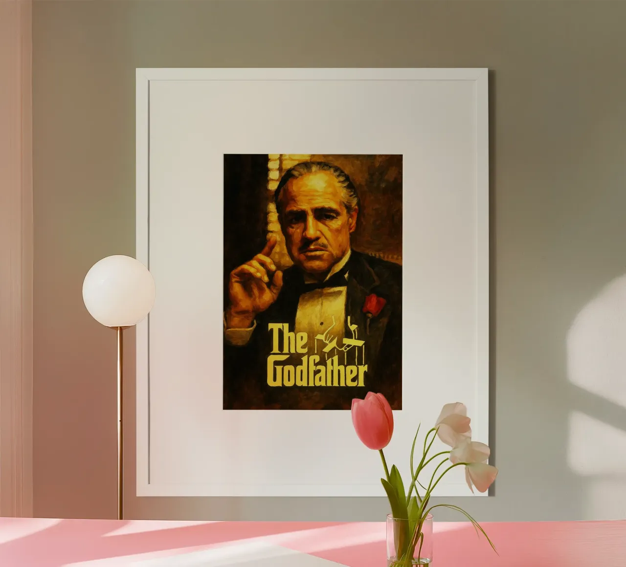 le bon père repeint l'imagination poster avec cadre en plastique de SIQAYA