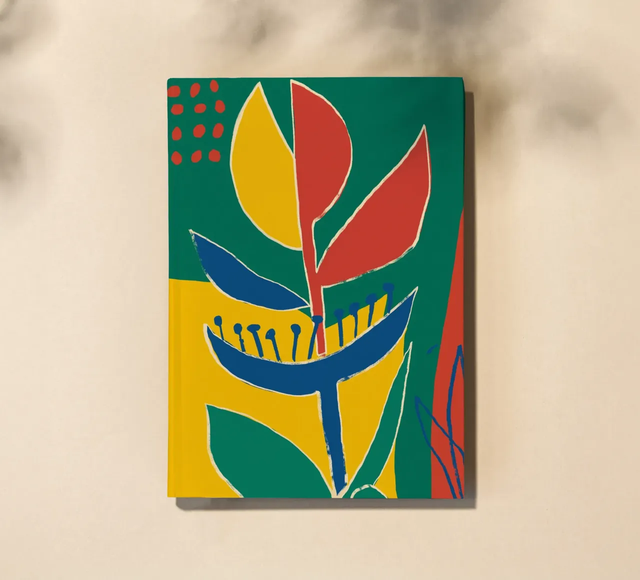 Maximalist botanical 02 notebook by Little Dean