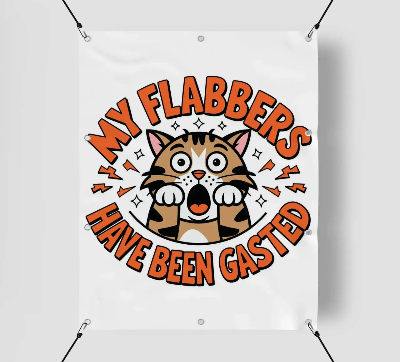 My Flabbers Have Been Gasted telo in pvc da edsonramosart