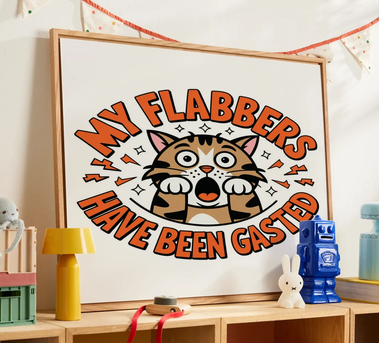 My Flabbers Have Been Gasted plexiglass da edsonramosart