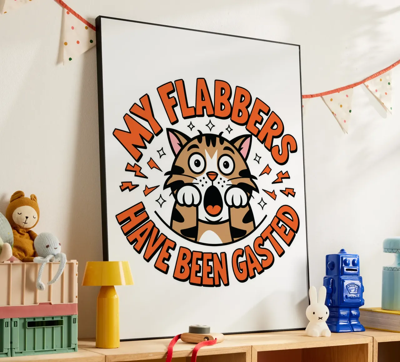 My Flabbers Have Been Gasted alluminio dibond da edsonramosart