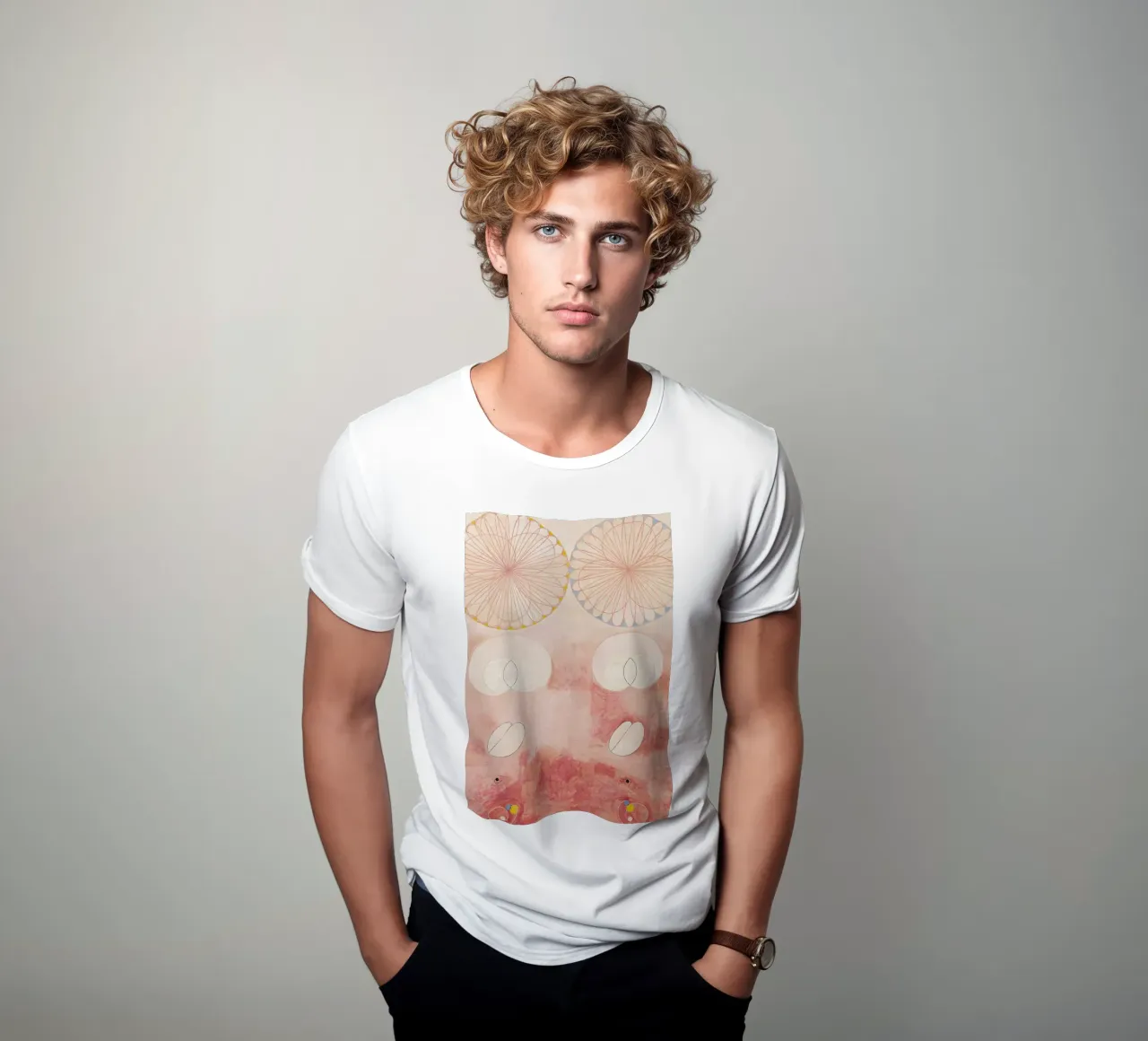Hilma af Klint - The Ten Largest, No. 9 III t-shirt da Vintage by JUNIQE
