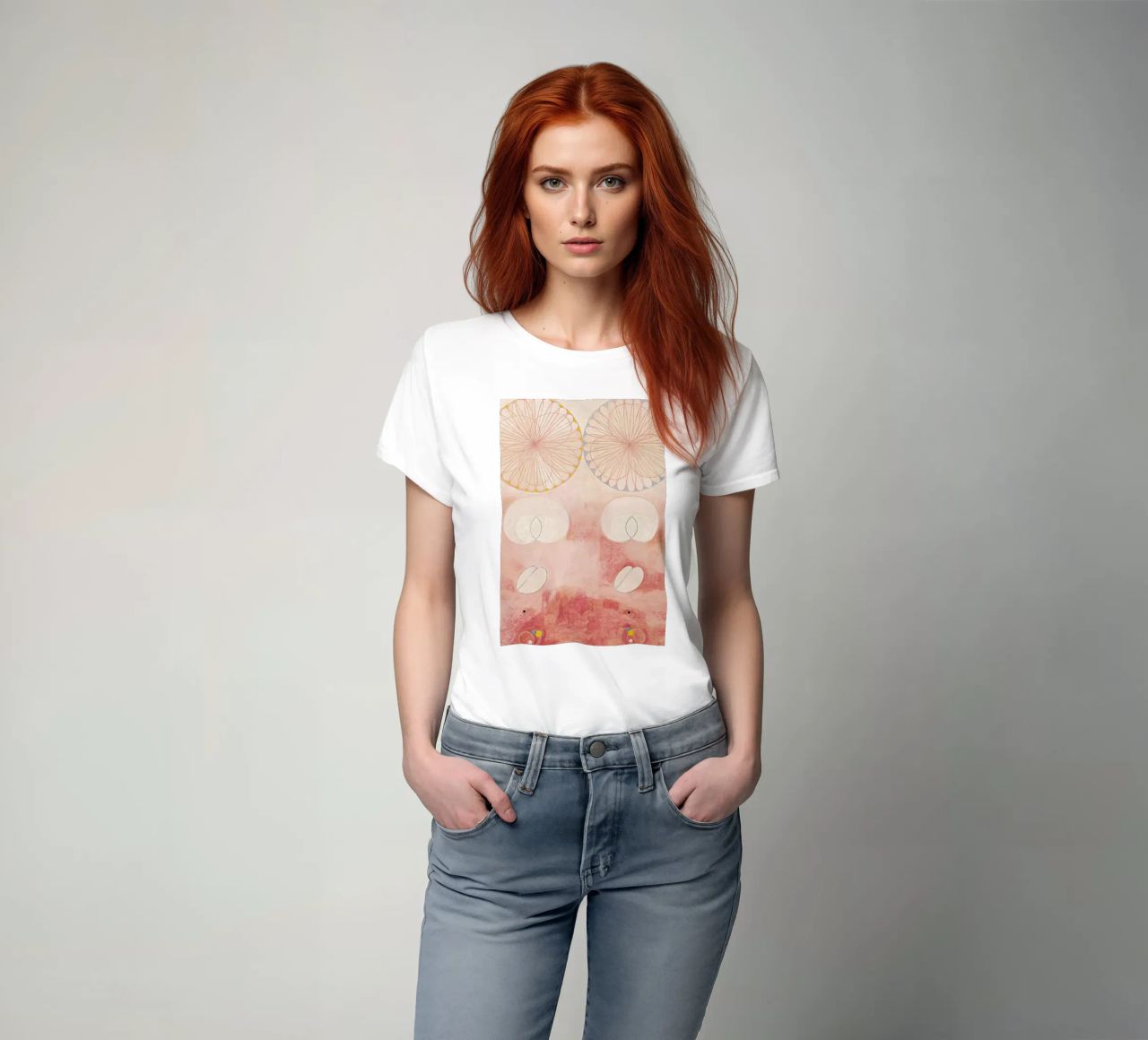 Hilma af Klint - The Ten Largest, No. 9 III t-shirt da Vintage by JUNIQE