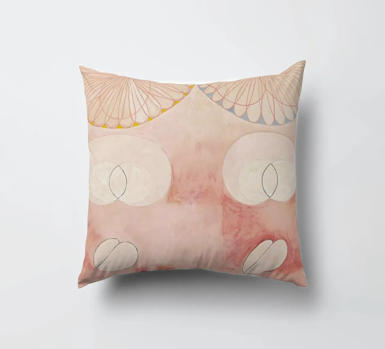Hilma af Klint - The Ten Largest, No. 9 III cuscino da Vintage by JUNIQE