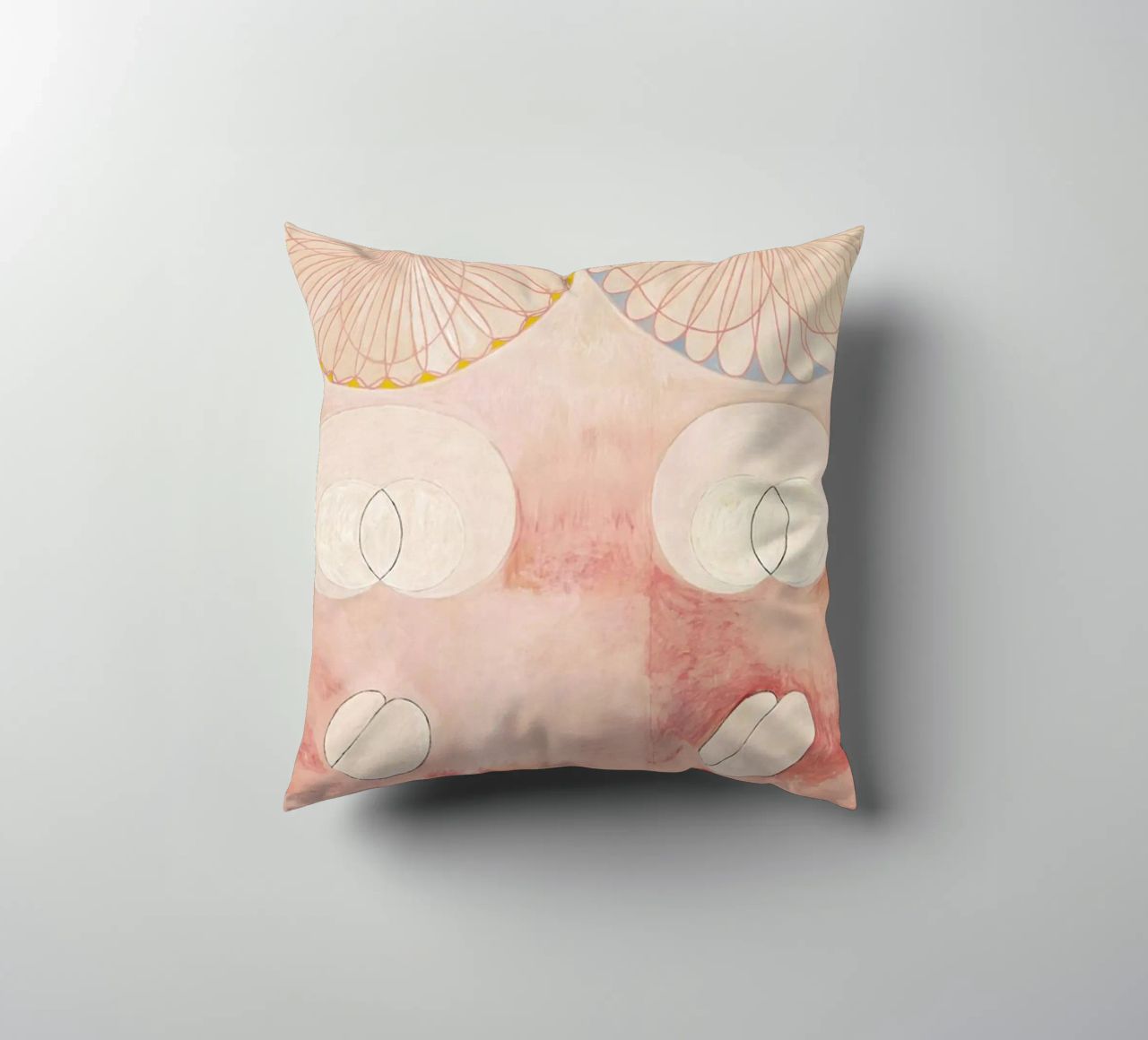 Hilma af Klint - The Ten Largest, No. 9 III cuscino da Vintage by JUNIQE