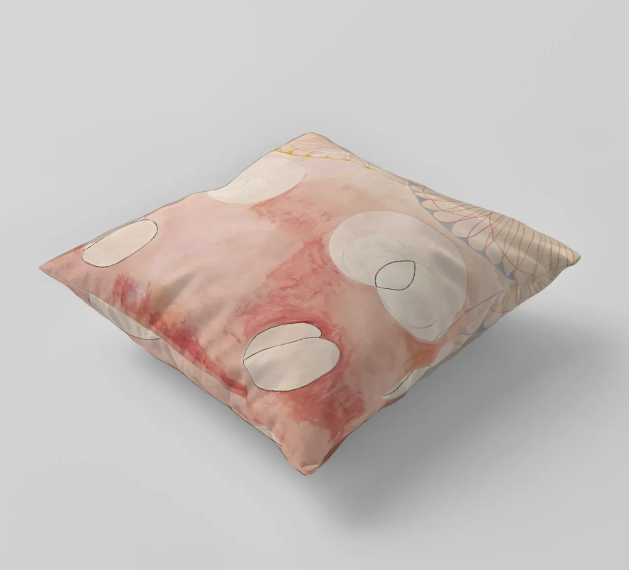 Hilma af Klint - The Ten Largest, No. 9 III cuscino da Vintage by JUNIQE