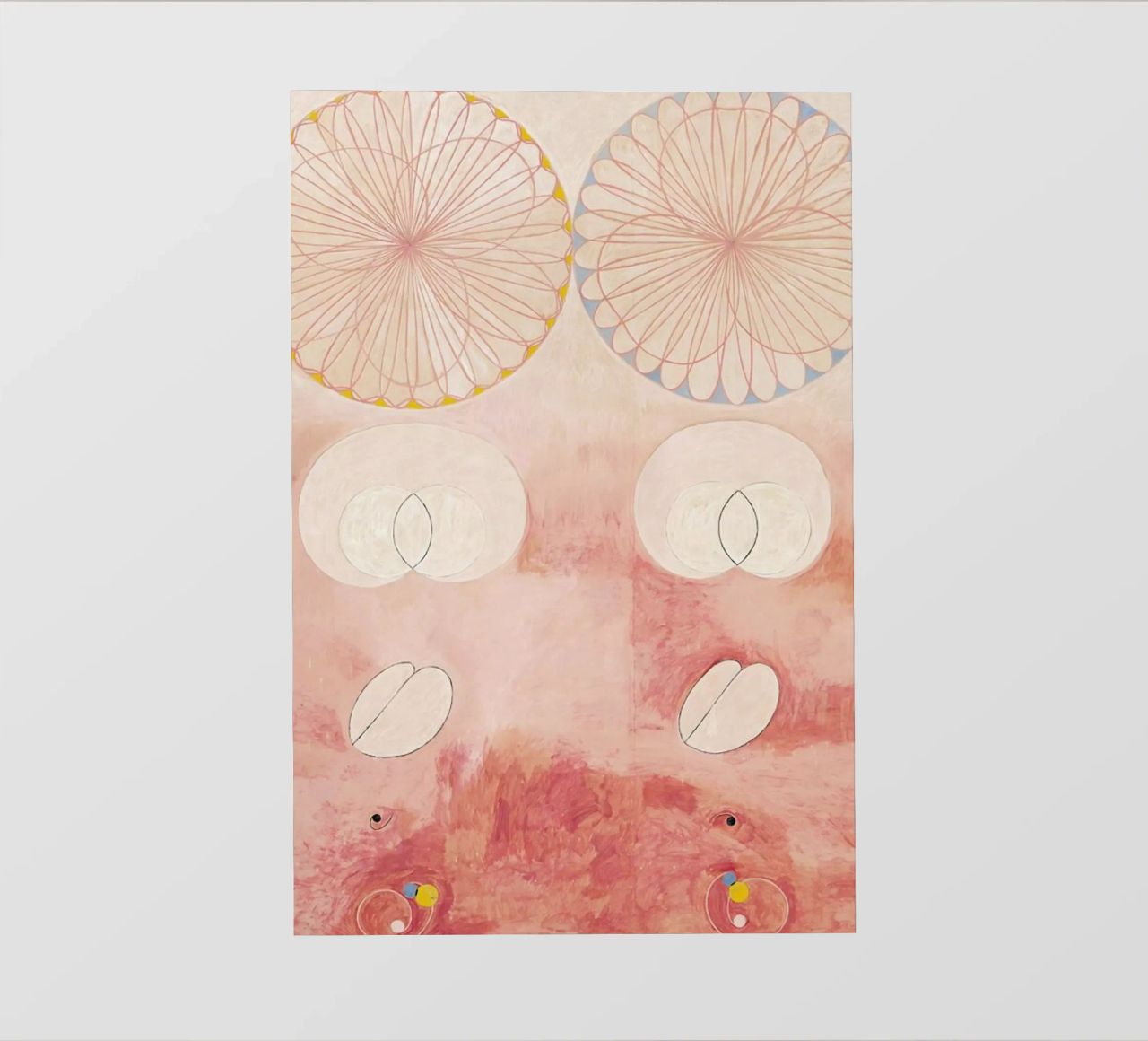Hilma af Klint - The Ten Largest, No. 9 III pellicola backlit da Vintage by JUNIQE