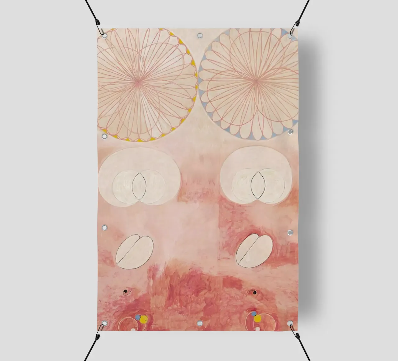 Hilma af Klint - The Ten Largest, No. 9 III telo in pvc da Vintage by JUNIQE
