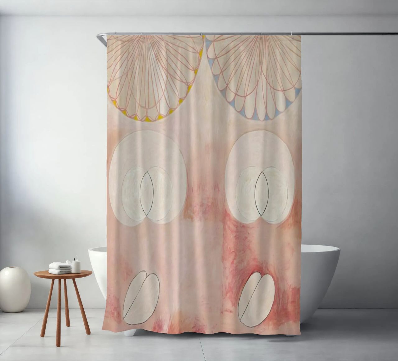 Hilma af Klint - The Ten Largest, No. 9 III tenda da doccia da Vintage by JUNIQE