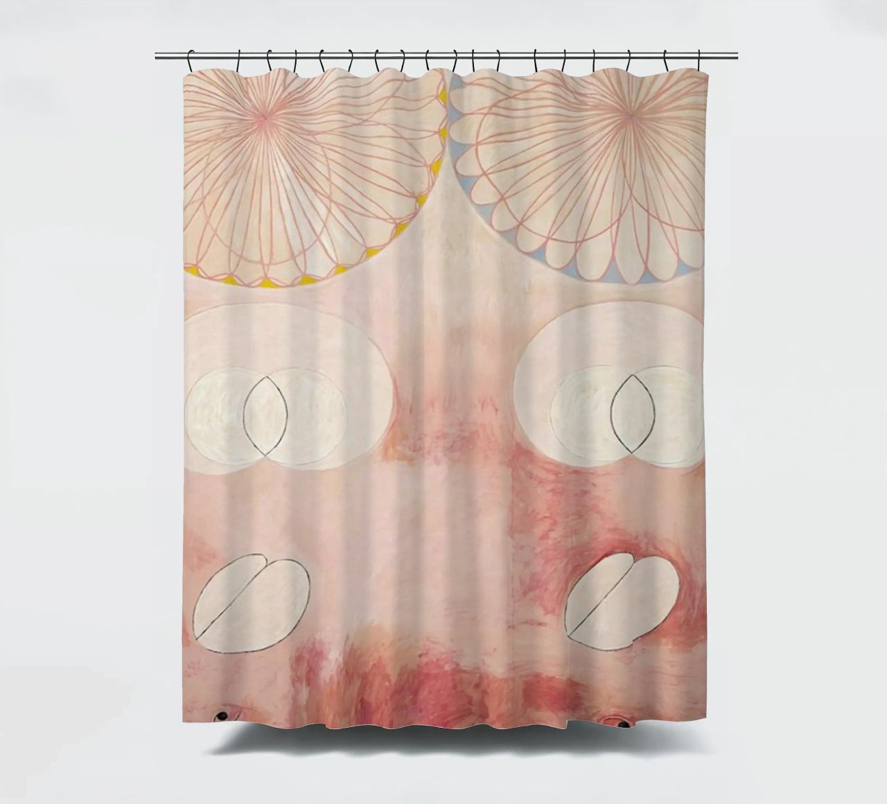 Hilma af Klint - The Ten Largest, No. 9 III tenda da doccia da Vintage by JUNIQE