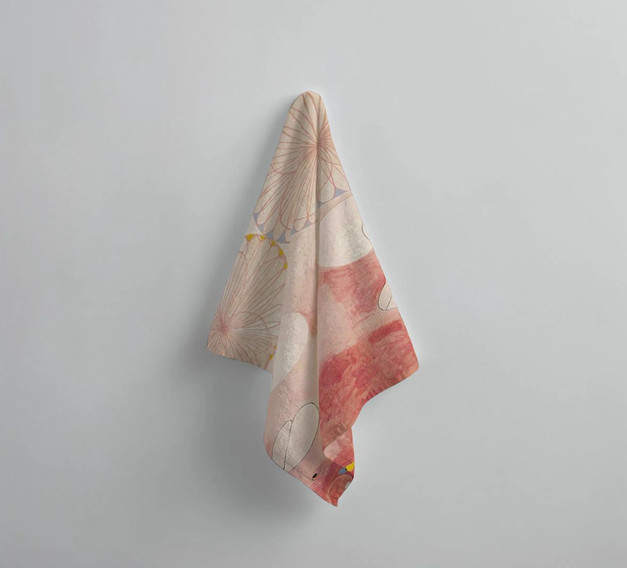 Hilma af Klint - The Ten Largest, No. 9 III asciugamano da bagno da Vintage by JUNIQE