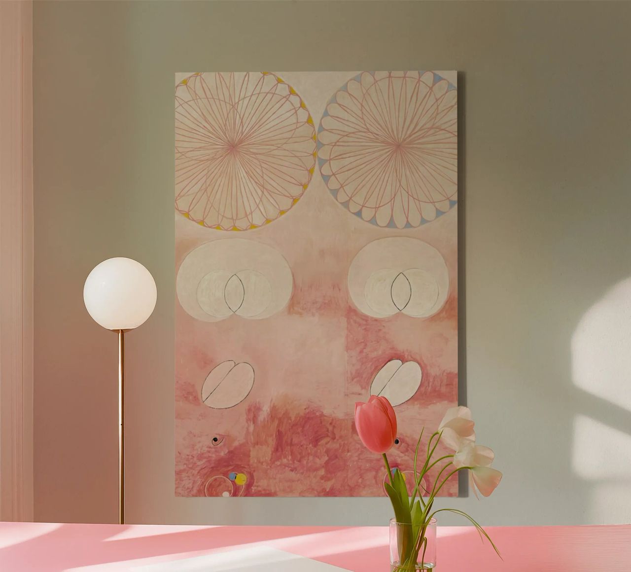 Hilma af Klint - The Ten Largest, No. 9 III canvas by Vintage by JUNIQE