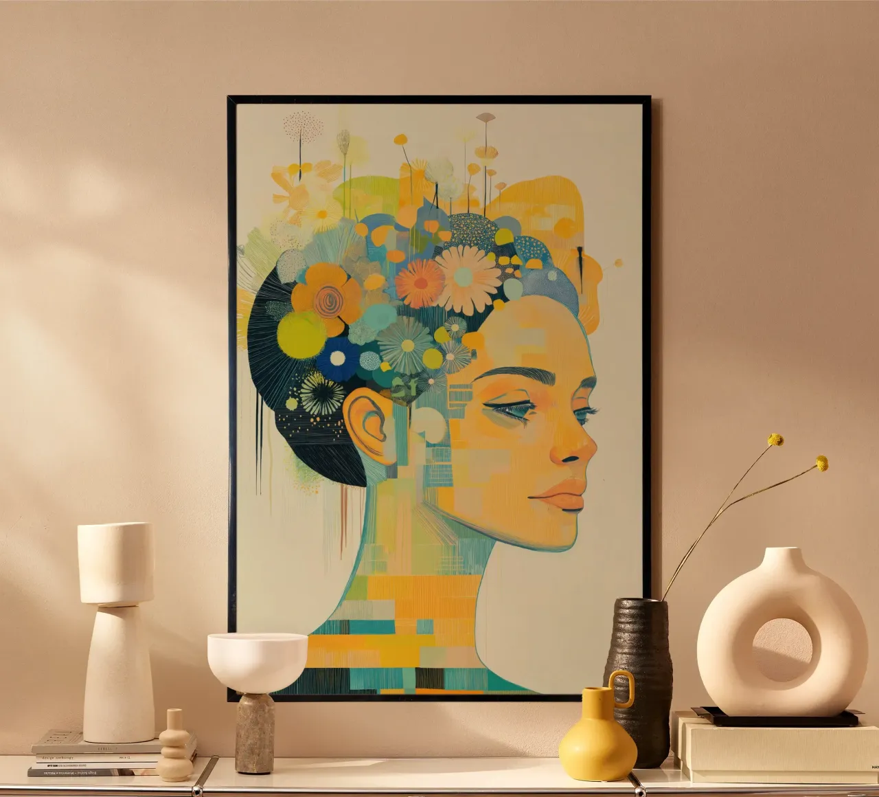 Porträt einer Frau Poster von Imagine