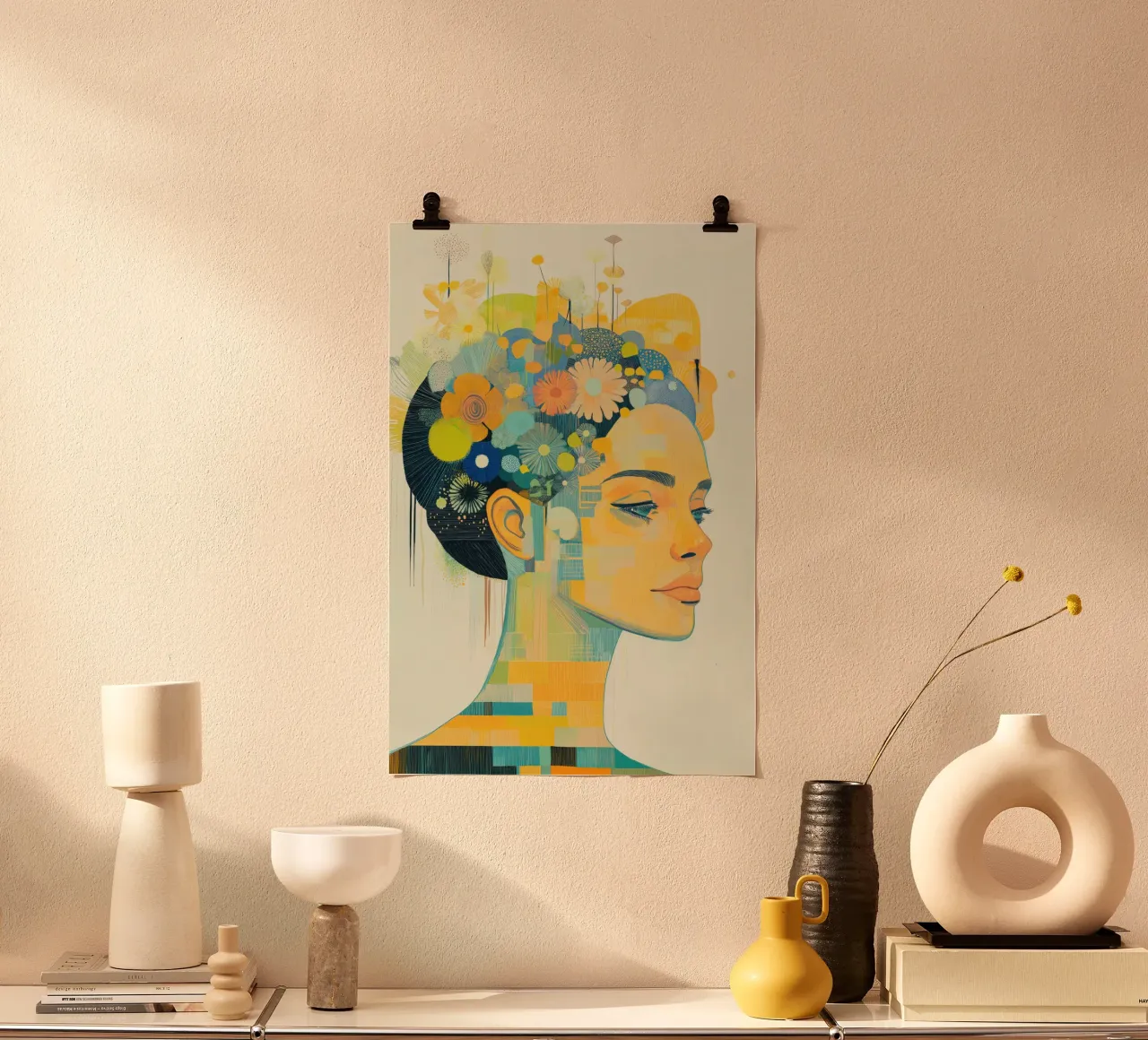 Porträt einer Frau Poster von Imagine