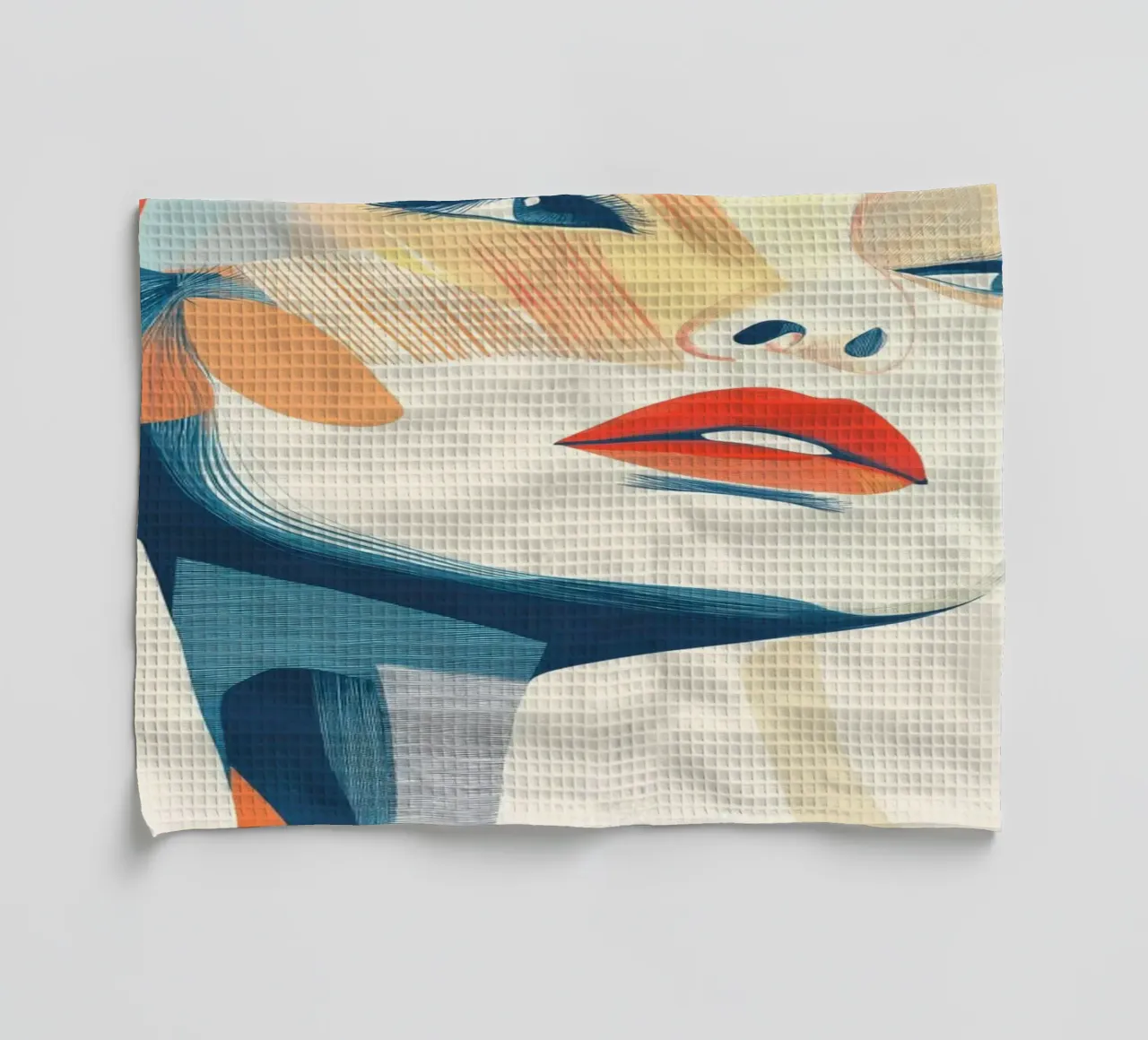 Women's portrait tea towel by Imagine