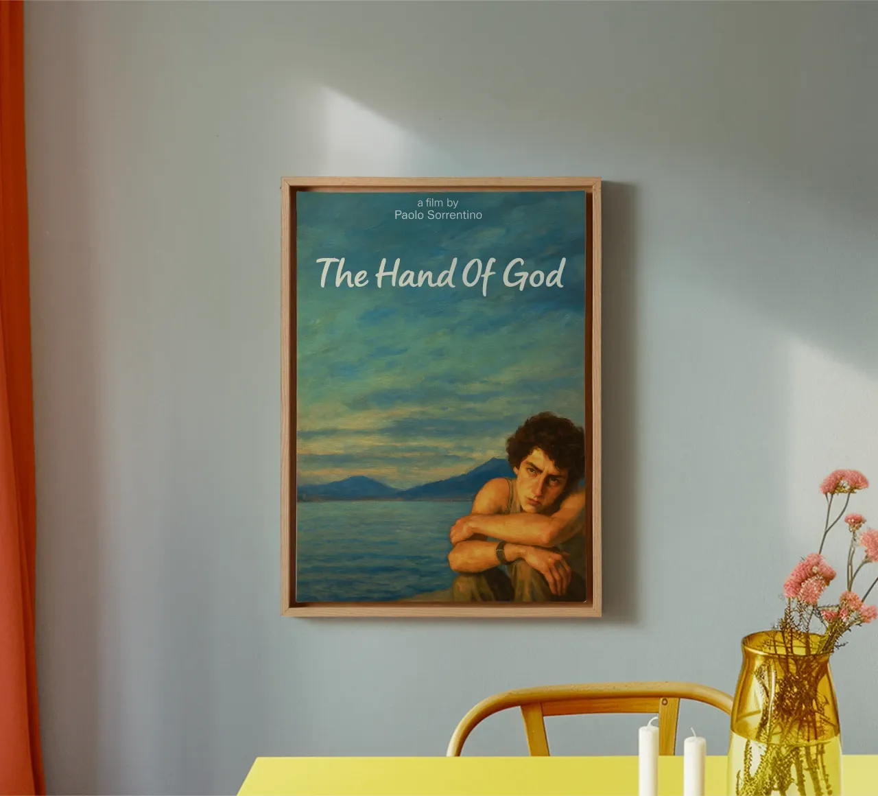 The Hand Of God repainting imagination reproduction canvas with Floater frame by SIQAYA