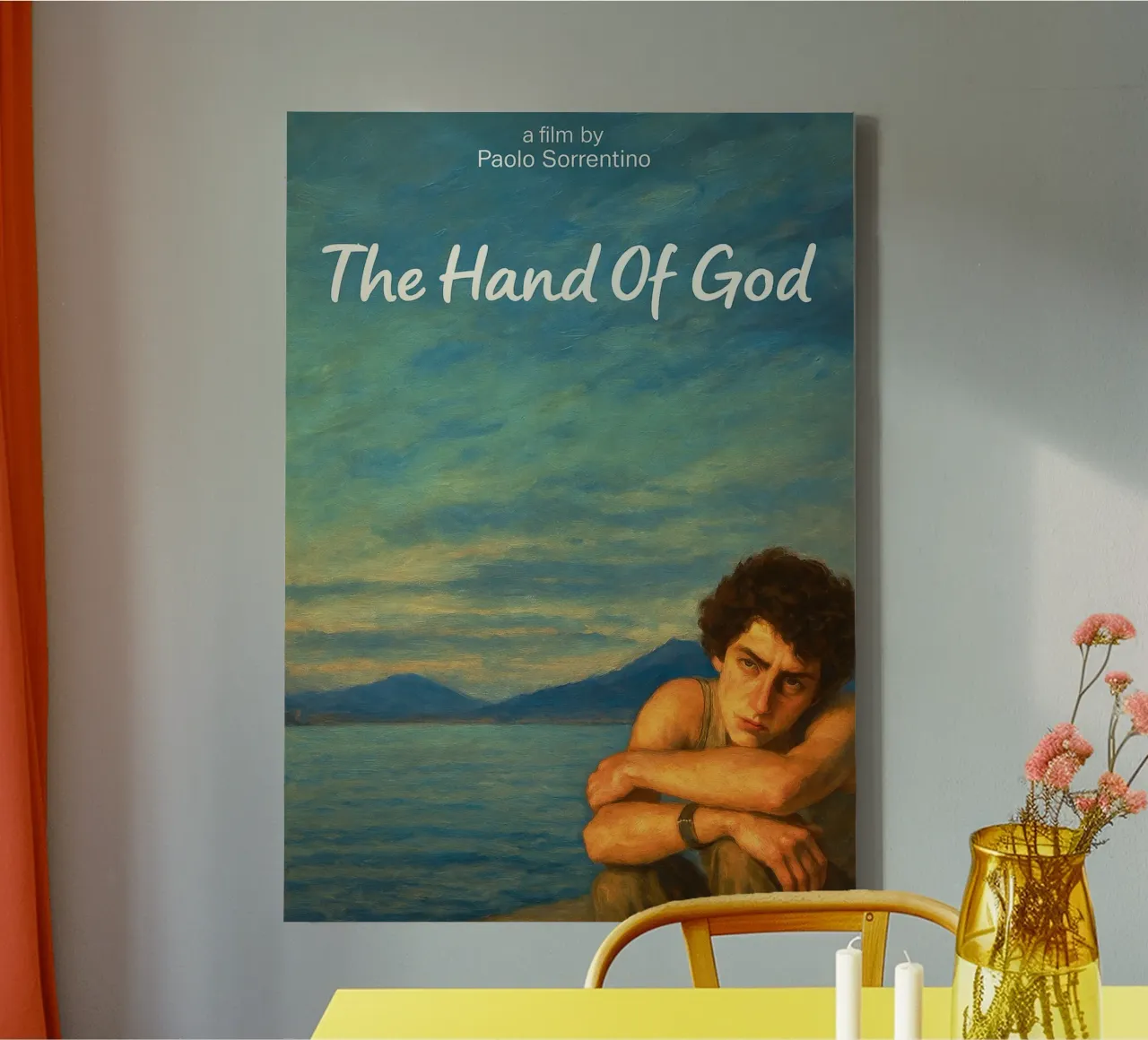 The Hand Of God repainting imagination reproduction canvas with Floater frame by SIQAYA