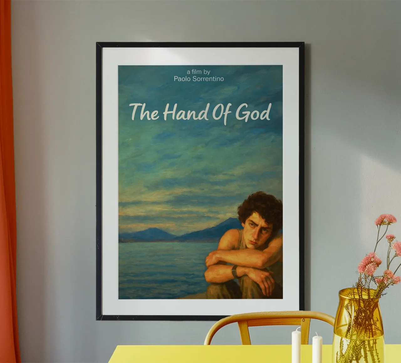 Die Hand Gottes Übermalung Phantasie Reproduktion Poster von SIQAYA