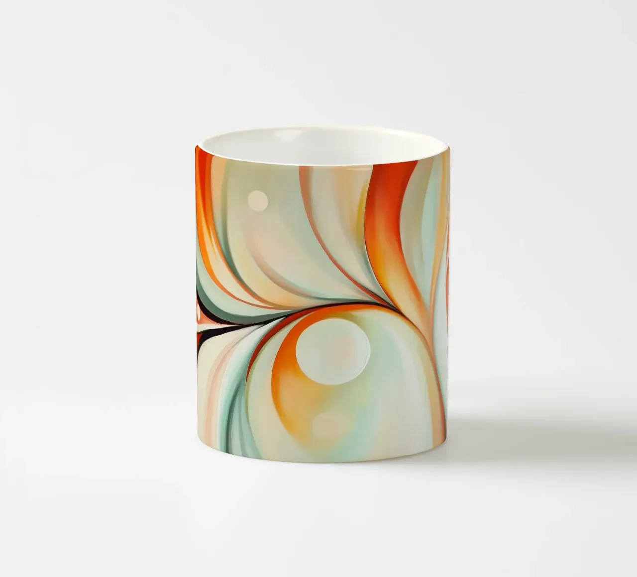 Abstracte vorm keramische mok van Imagine