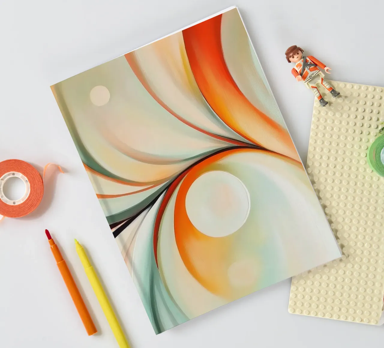 Abstract form notebook by Imagine