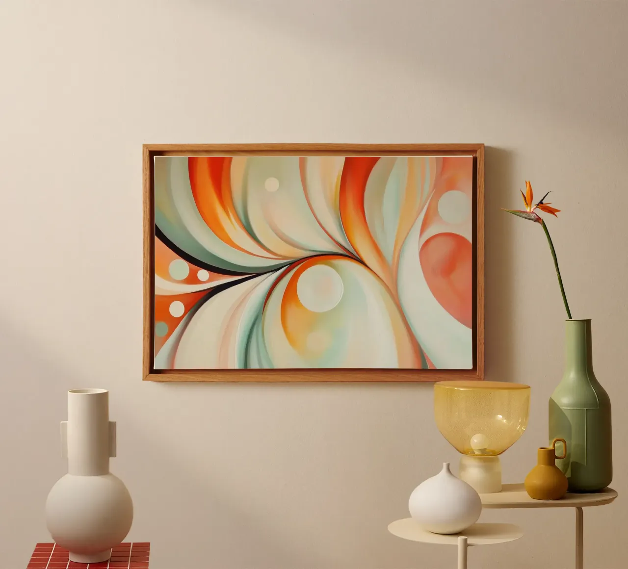 Abstract form canvas by Imagine