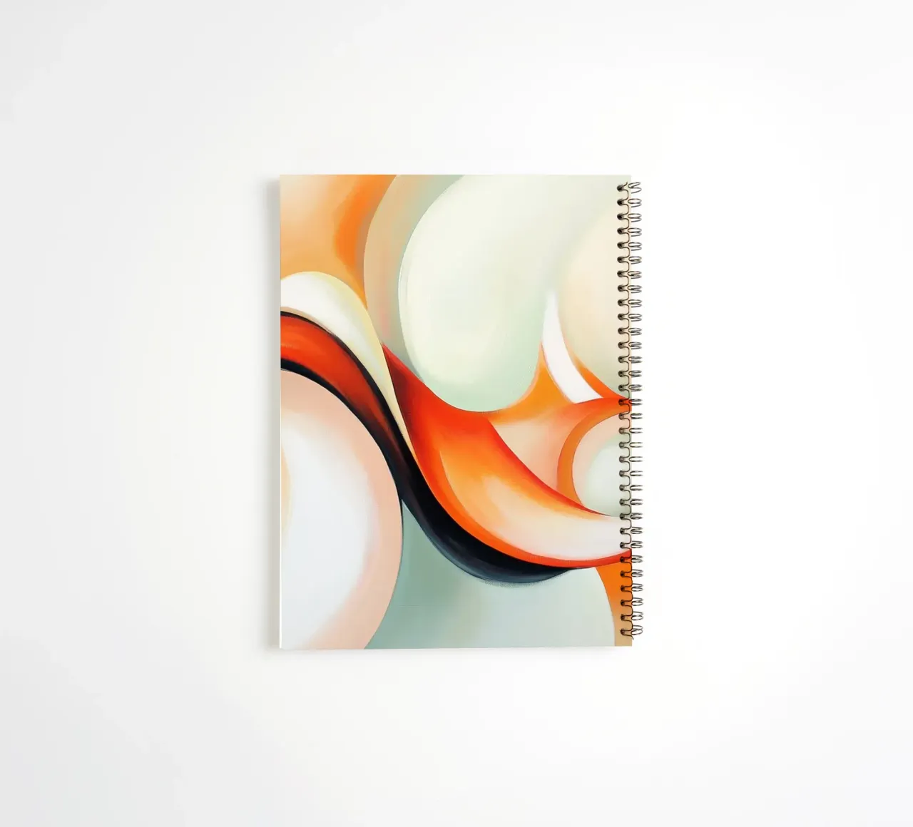 Abstract forms spiral notebook by Imagine