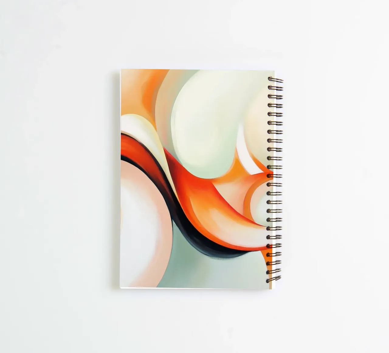 Abstract forms spiral notebook by Imagine