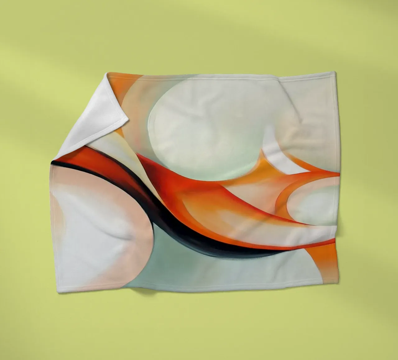 Forme astratte coperta in pile da Imagine