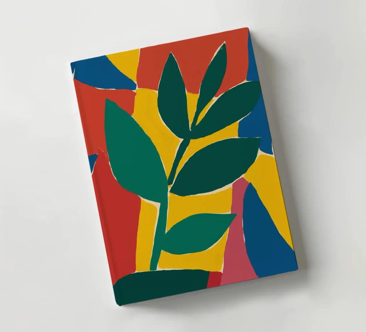 Maximalist botanical notebook by Little Dean