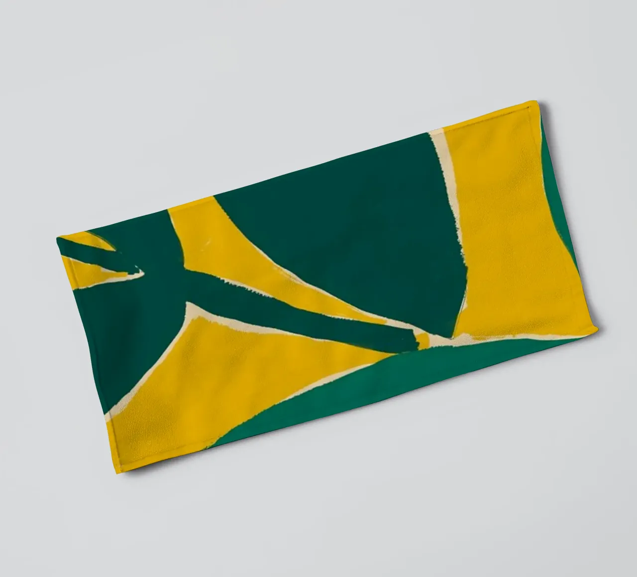Maximalist botanical towel by Little Dean