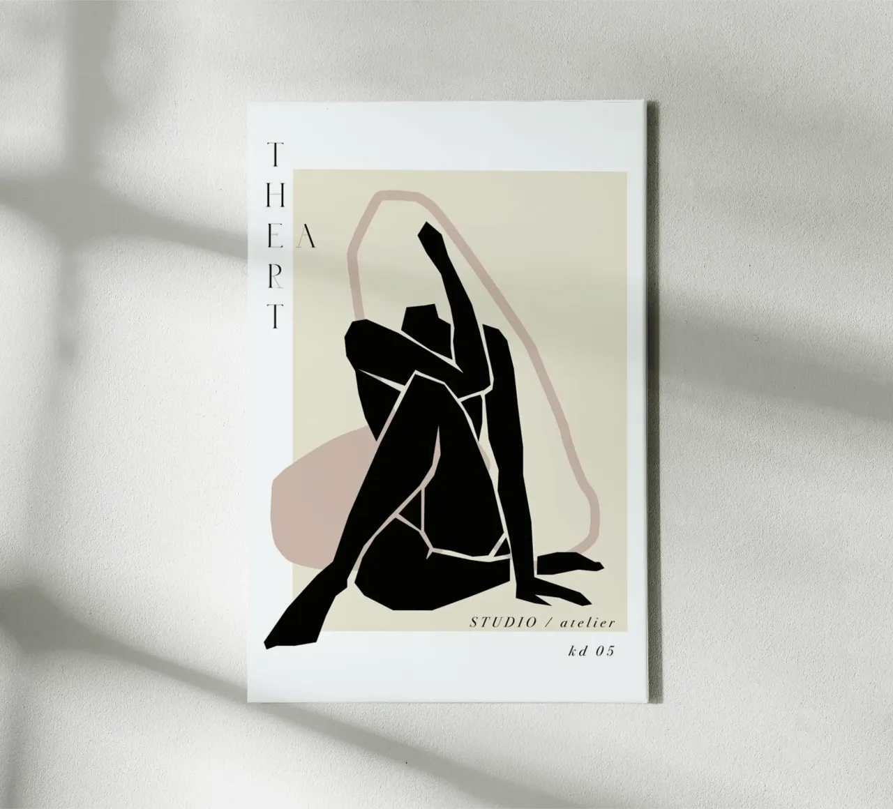 The Art No 5 tela con Cornice a cassetta da KRUTH DESIGN