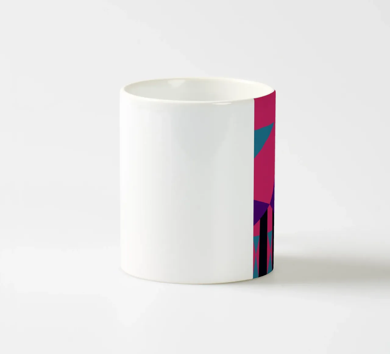 Maximalist purple mystery ceramic mug by Little Dean