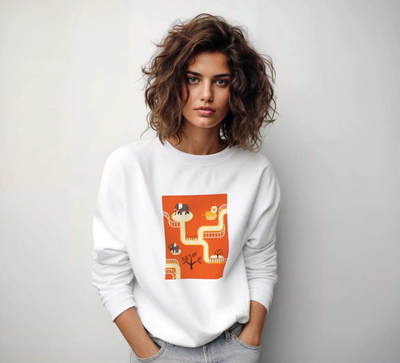 Zoo Retro Pop sudadera de THE LATEST SHOP