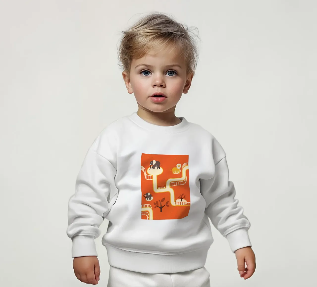 Zoo Retro Pop felpa neonato da THE LATEST SHOP