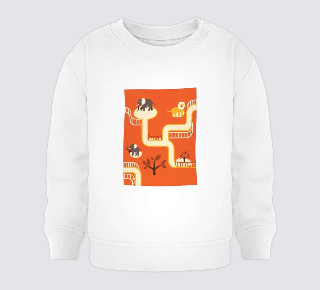 Zoo Retro Pop felpa neonato da THE LATEST SHOP
