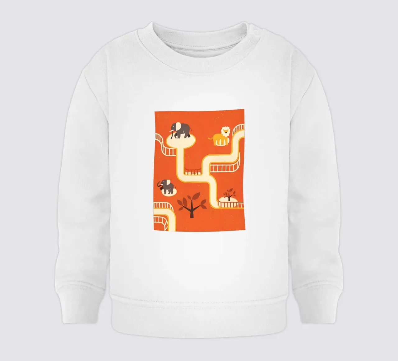 Zoo Retro Pop felpa neonato da THE LATEST SHOP