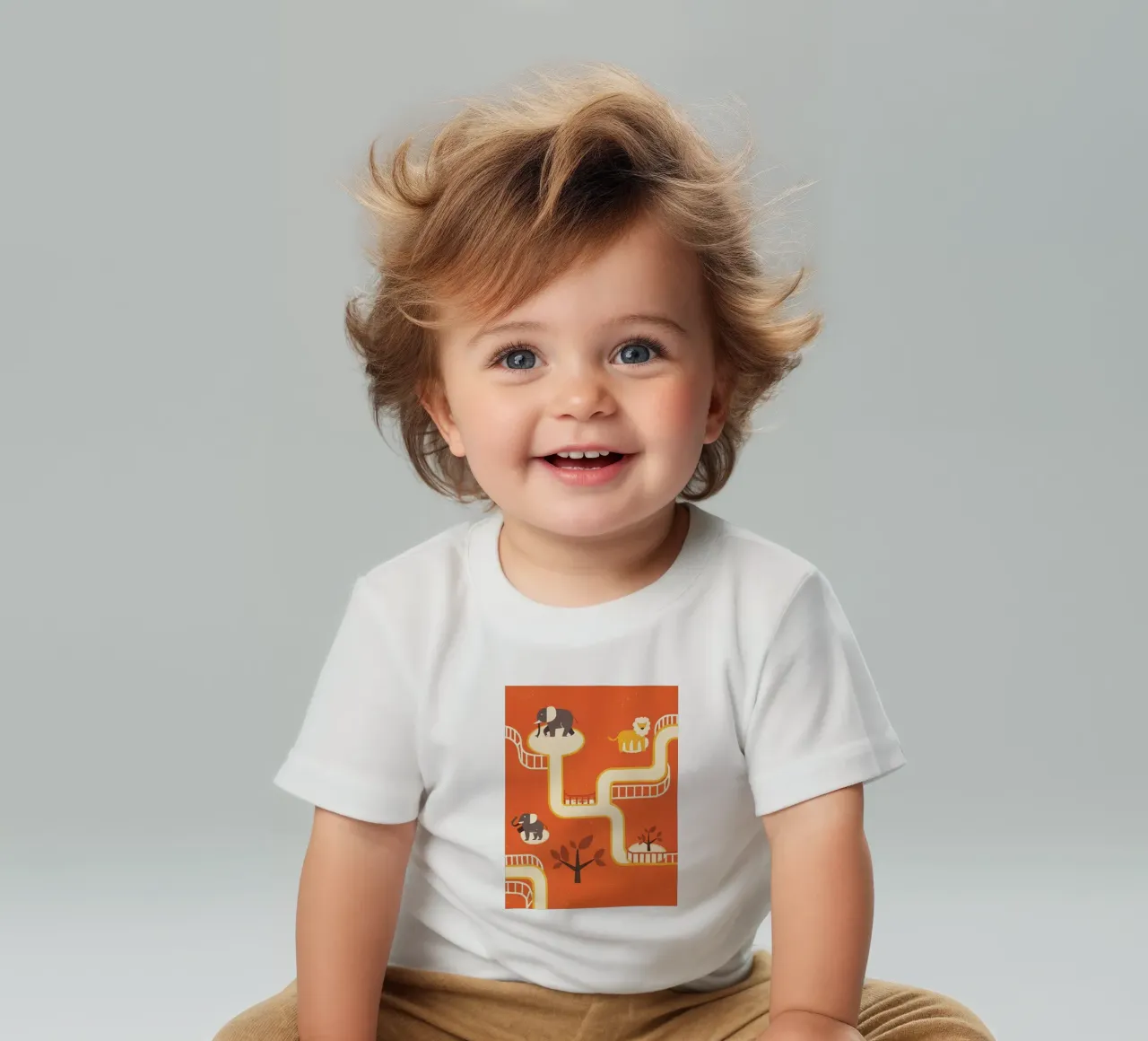 Zoo Retro Pop maglietta neonato da THE LATEST SHOP