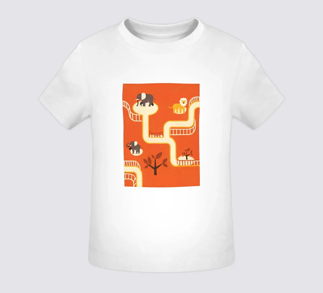 Zoo Retro Pop maglietta neonato da THE LATEST SHOP