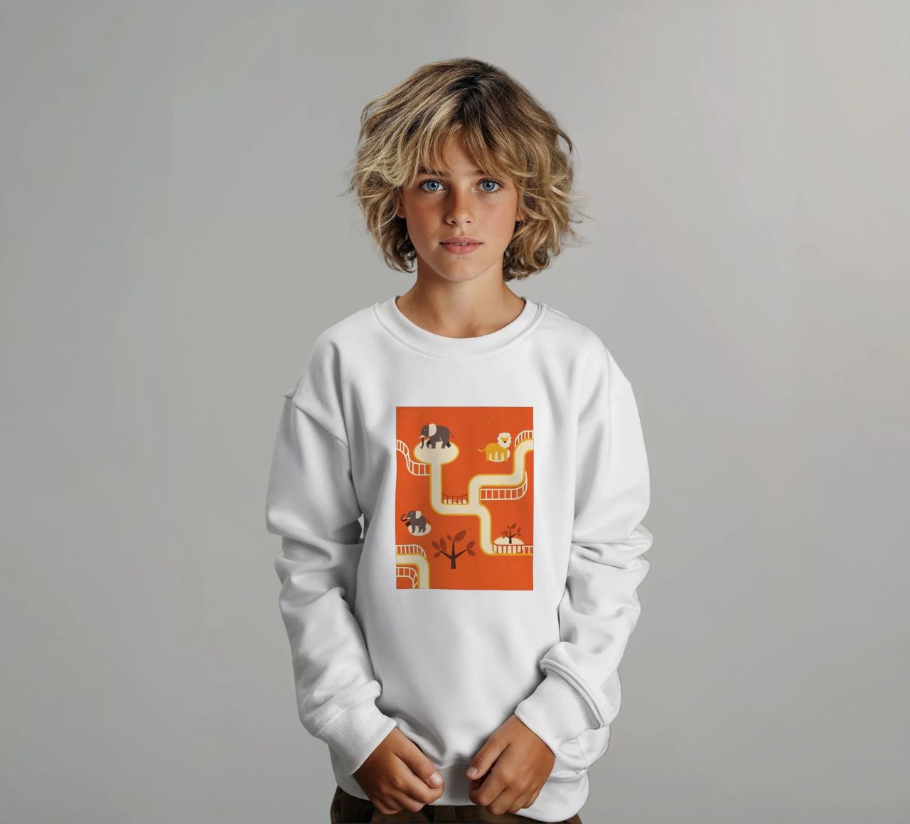 Zoo Retro Pop sudadera para niño de THE LATEST SHOP