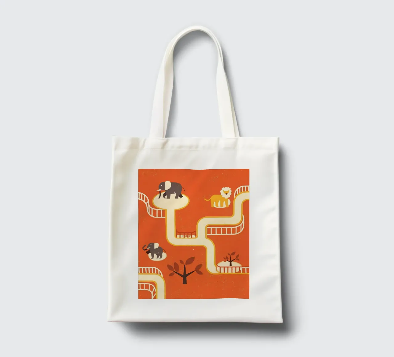 Zoo Retro Pop borsa in juta da THE LATEST SHOP