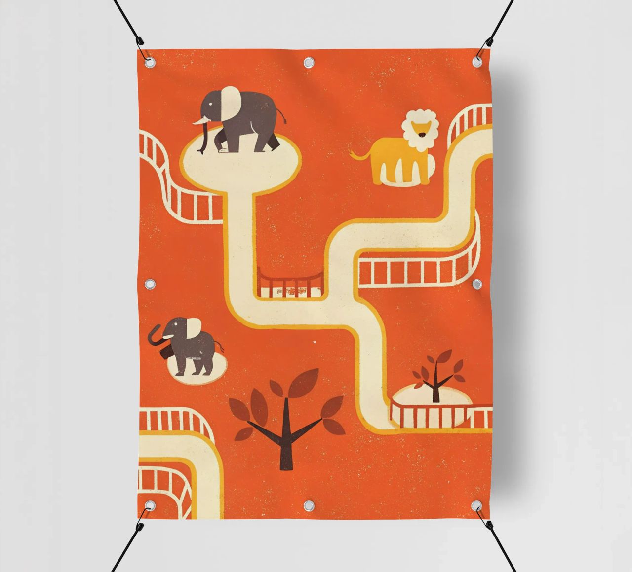 Zoo Retro Pop telo in pvc da THE LATEST SHOP