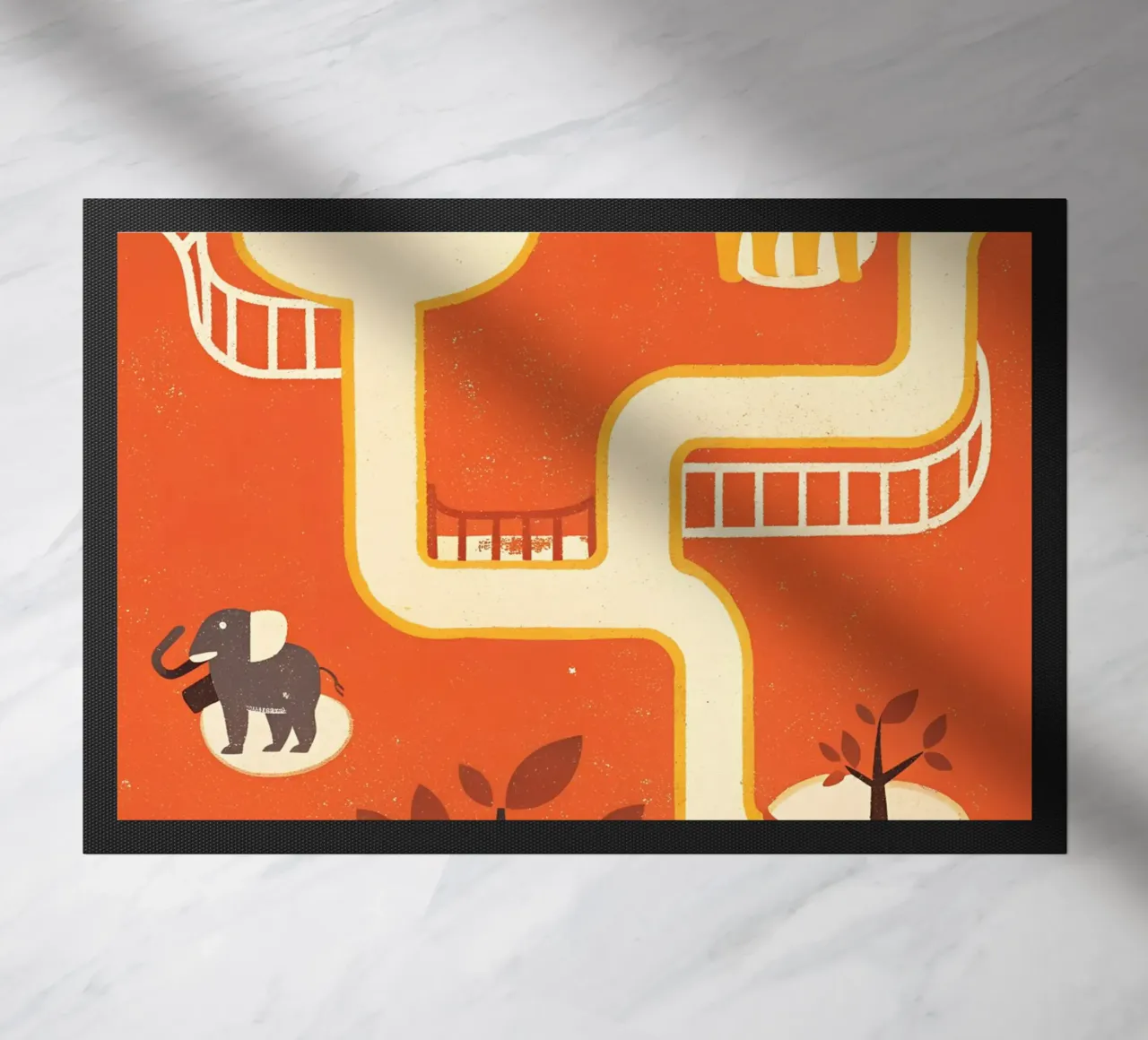 Zoo Retro Pop felpudo de THE LATEST SHOP