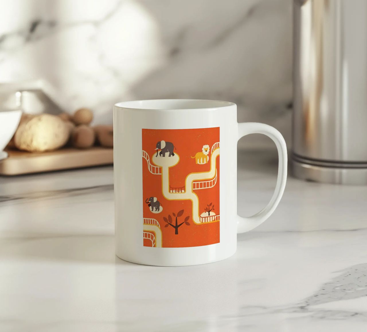 Zoo Retro Pop tazza in ceramica da THE LATEST SHOP