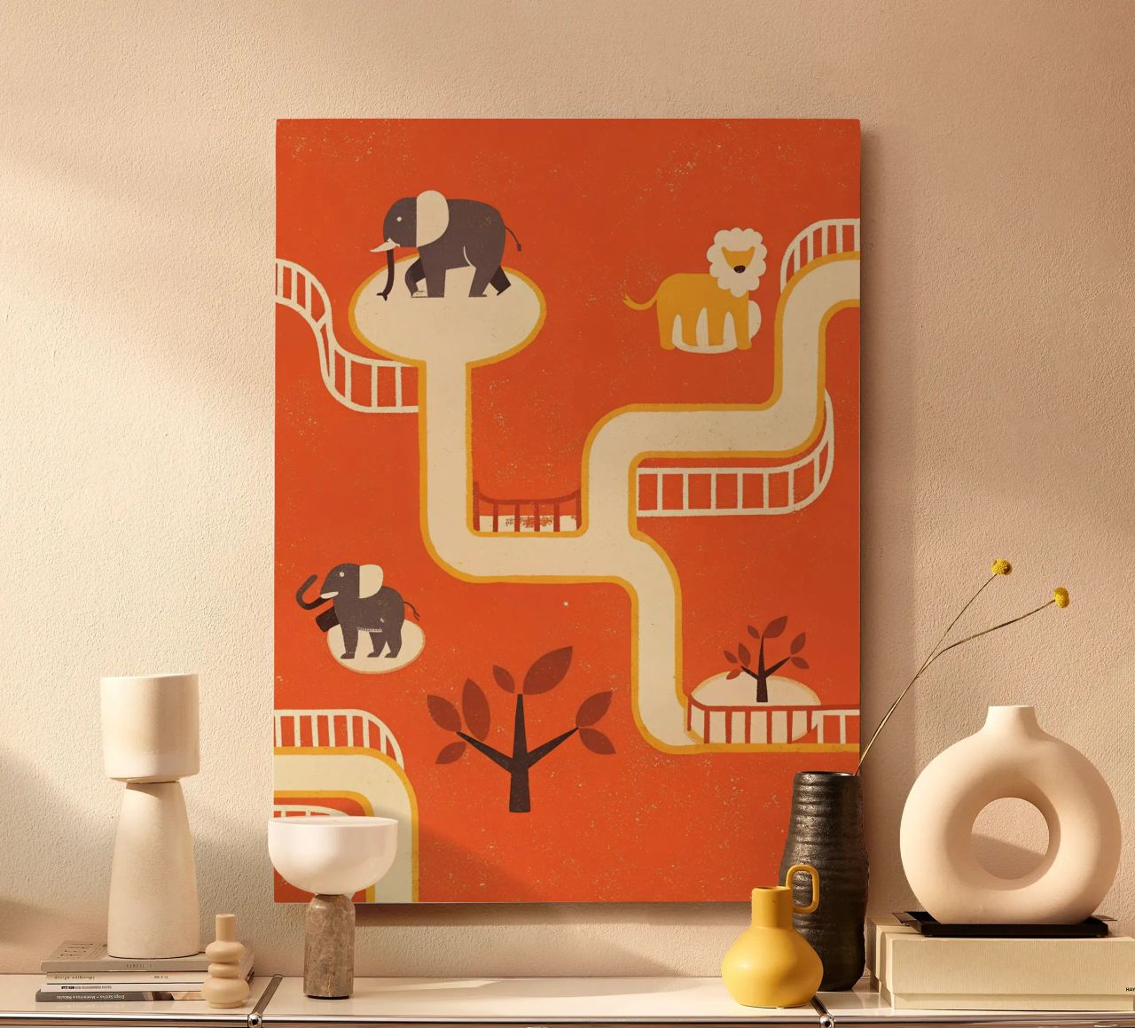 Zoo Retro Pop alluminio dibond da THE LATEST SHOP