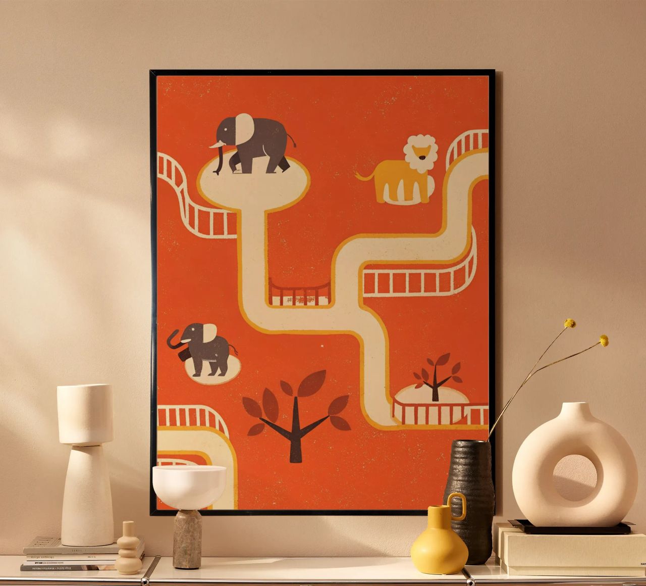 Zoo Retro Pop poster da THE LATEST SHOP