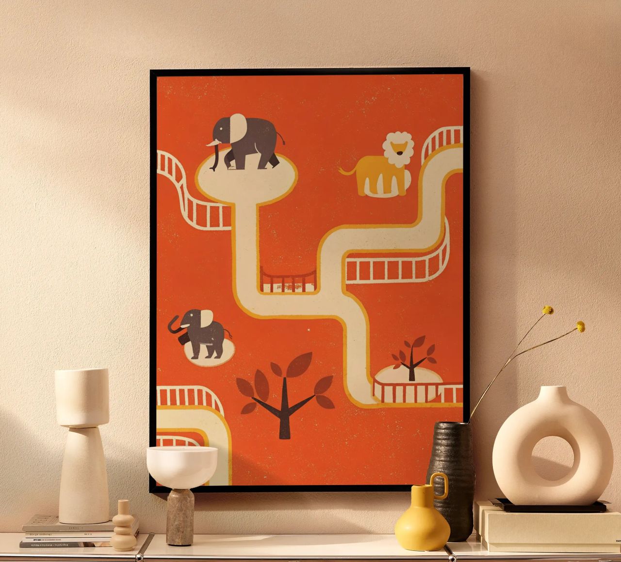 Zoo Retro Pop poster da THE LATEST SHOP