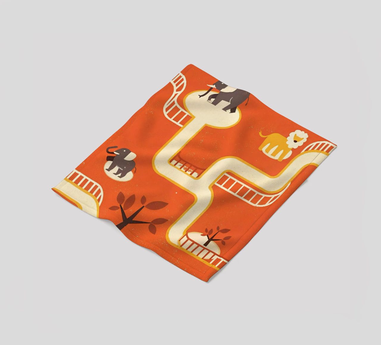 Zoo Retro Pop coperta in pile da THE LATEST SHOP