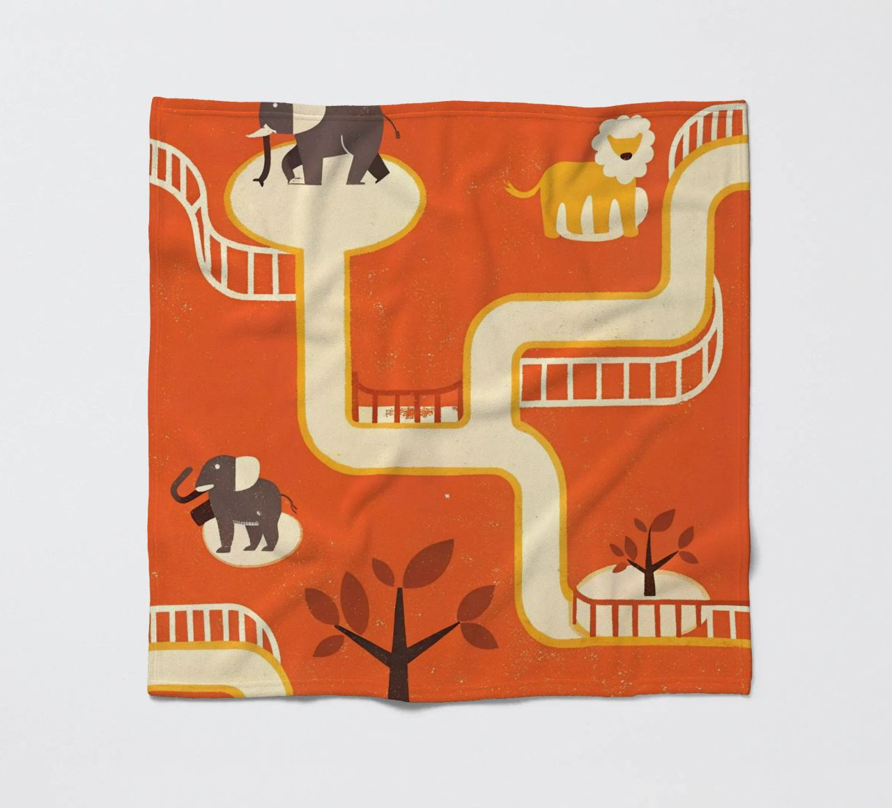 Zoo Retro Pop coperta in pile da THE LATEST SHOP